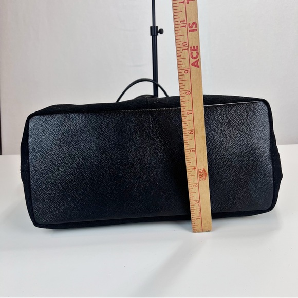 Zadig & Voltaire Mick Wings Black Tote Bag Canvas and Leather - Picture 7 of 10